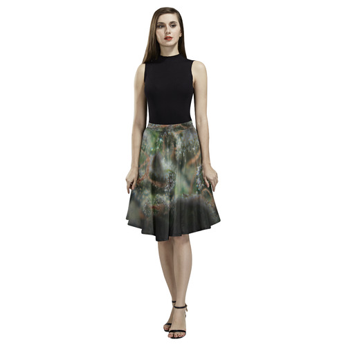 Budscape Melete Pleated Midi Skirt (Model D15)