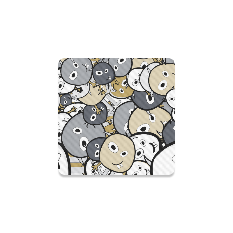 doodle monsters Square Coaster