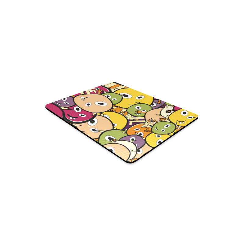 monster colorful doodle Rectangle Mousepad