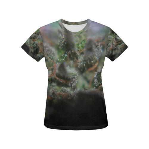 Budscape All Over Print T-Shirt for Women (USA Size) (Model T40)