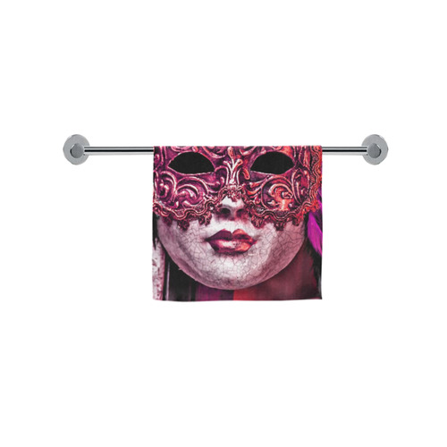 Carnival mask pink by FeelGood Custom Towel 16"x28"
