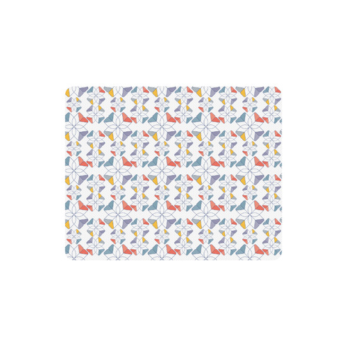 floral geometric seamless oriental Rectangle Mousepad