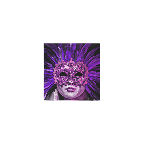 Carnival mask purple by FeelGood Square Towel 13“x13”