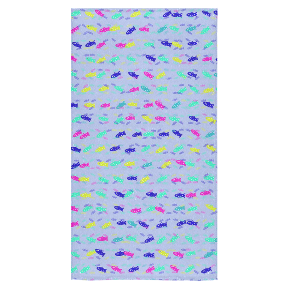 cute fish pattern B by FeelGood Bath Towel 30"x56"