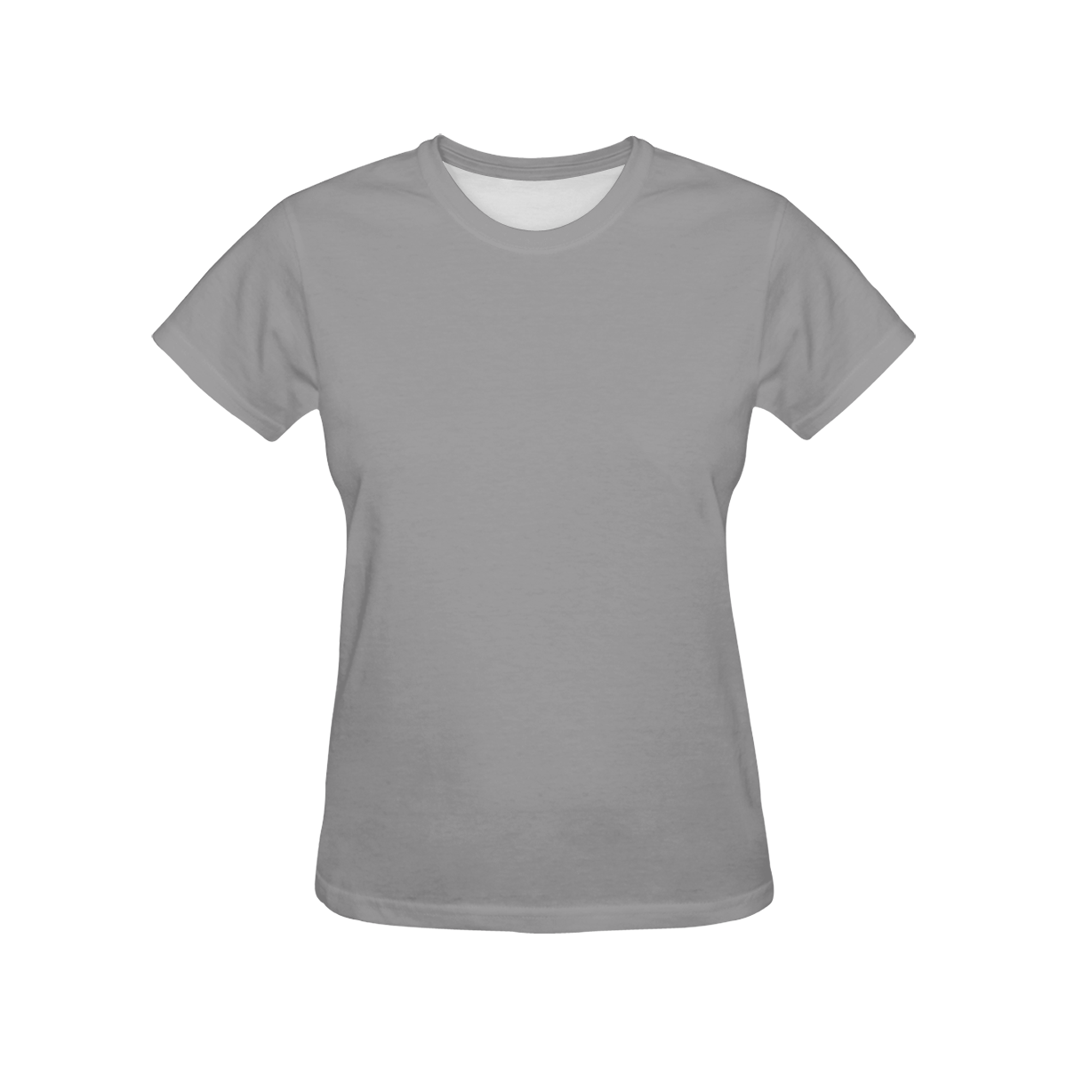 Grey All Over Print T-Shirt for Women (USA Size) (Model T40)