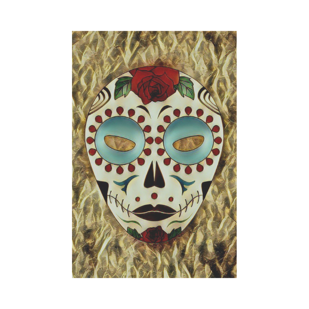 Fantasy tribal death mask C by FeelGood Garden Flag 12‘’x18‘’（Without Flagpole）