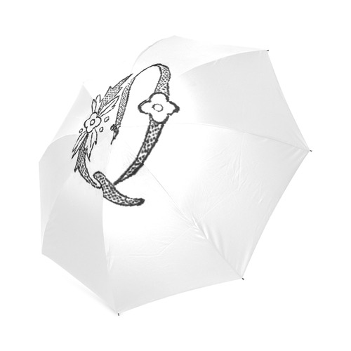 Q Vintage Monogram Foldable Umbrella (Model U01)