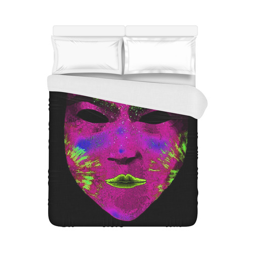 Amazing fantasy Mask,pink by FeelGood Duvet Cover 86"x70" ( All-over-print)