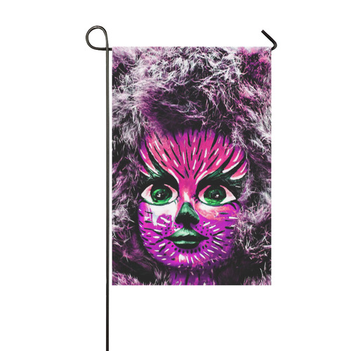 Funny Animal Mask B by FeelGood Garden Flag 12‘’x18‘’（Without Flagpole）