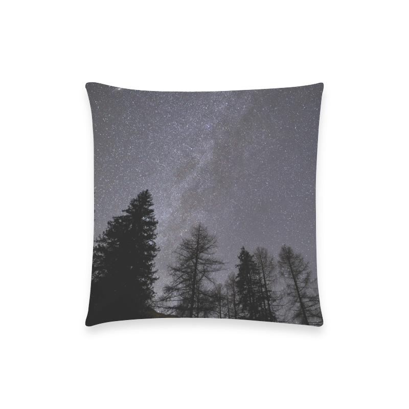 Starry Sky Custom  Pillow Case 18"x18" (one side) No Zipper