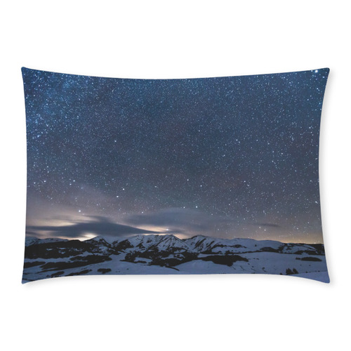 Starry Sky Custom Rectangle Pillow Case 20x30 (One Side)