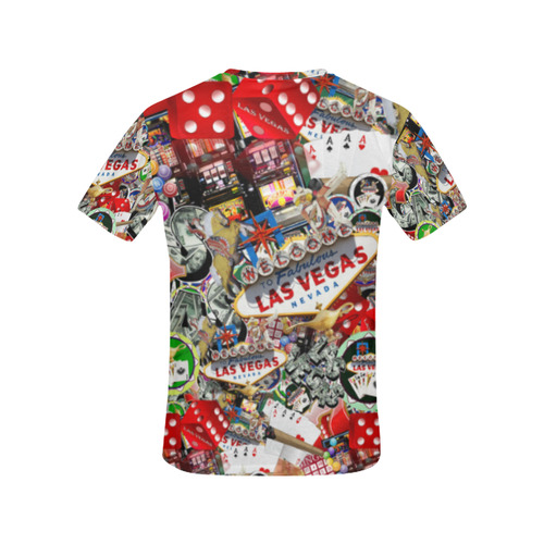 Las Vegas Icons - Gamblers Delight All Over Print T-Shirt for Women (USA Size) (Model T40)