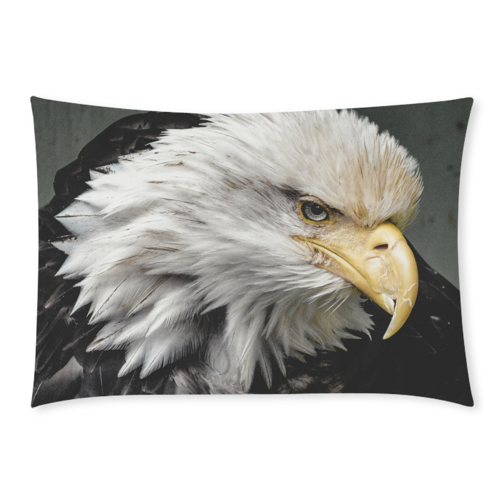 Eagle Custom Rectangle Pillow Case 20x30 (One Side)