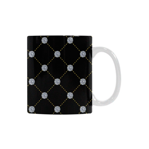 Black and Bling White Mug(11OZ)