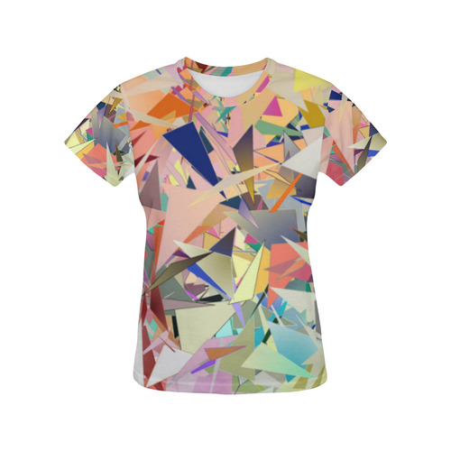 Amazing Pattern World by Artdream All Over Print T-Shirt for Women (USA Size) (Model T40)