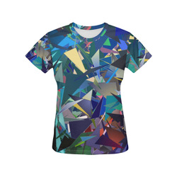 Amazing Pattern World by Artdream All Over Print T-Shirt for Women (USA Size) (Model T40)