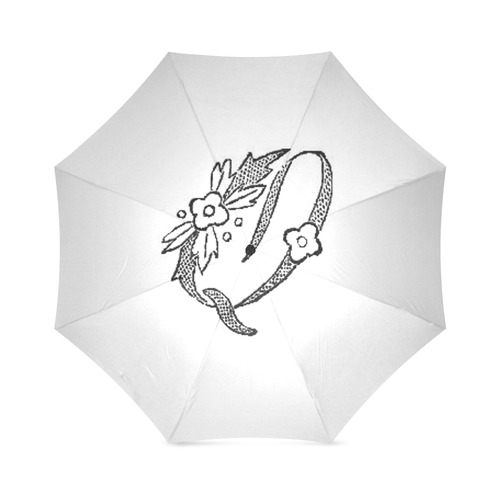 Q Vintage Monogram Foldable Umbrella (Model U01)