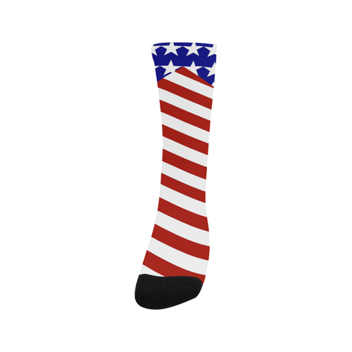 Patriotic USA American Flag Trouser Socks