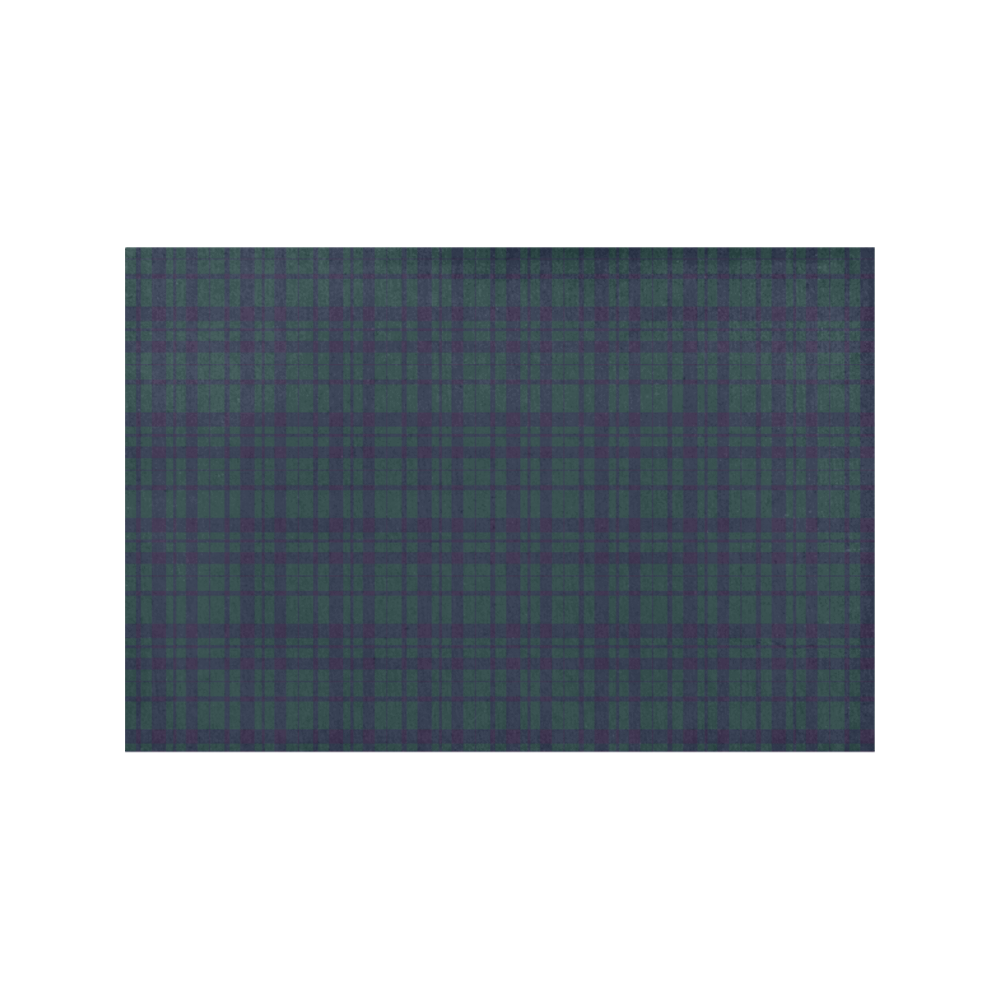 Green Plaid Hipster Style Placemat 12''x18''