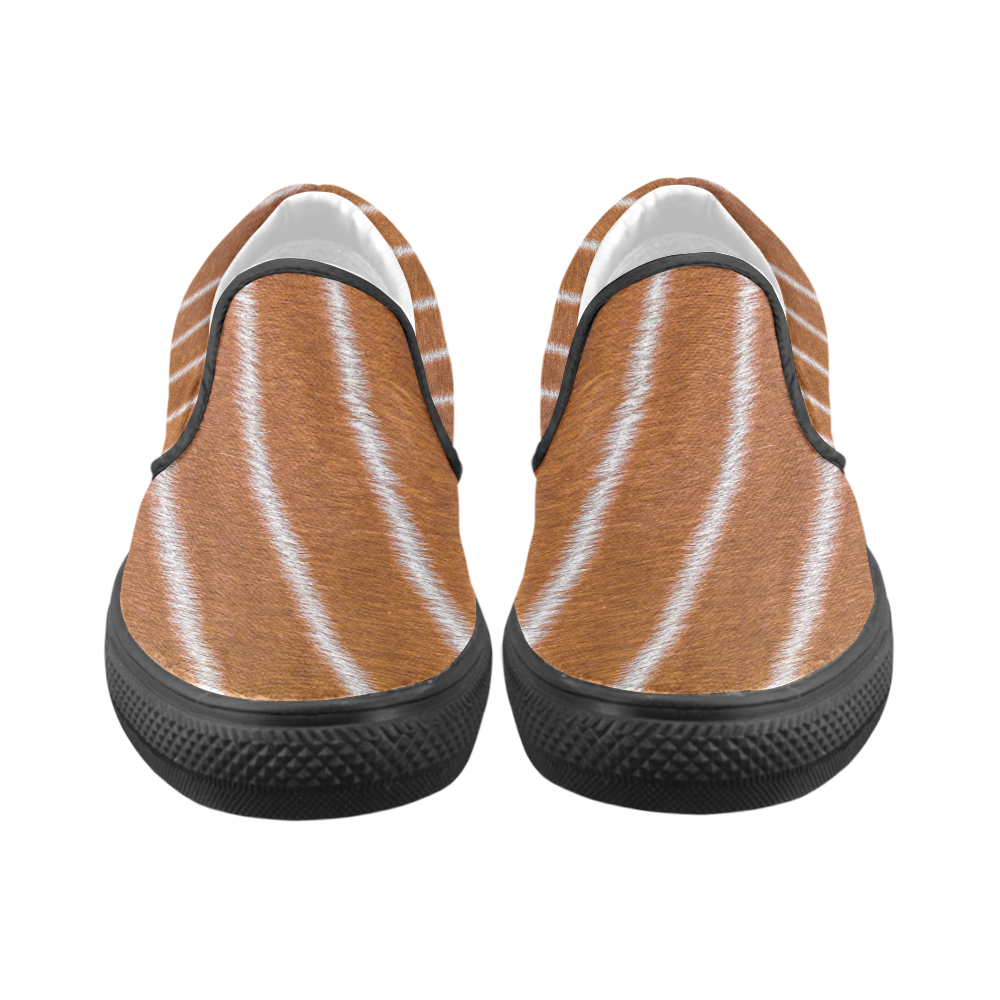 Bongo Fur Women's Slip-on Canvas Shoes (Model 019)