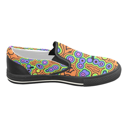 Bubble Fun 17A by FeelGood Men's Slip-on Canvas Shoes (Model 019)