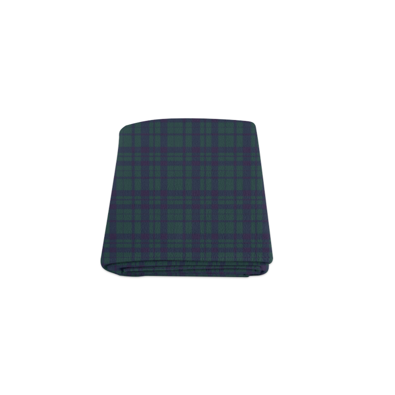 Green Plaid Hipster Style Blanket 40"x50"