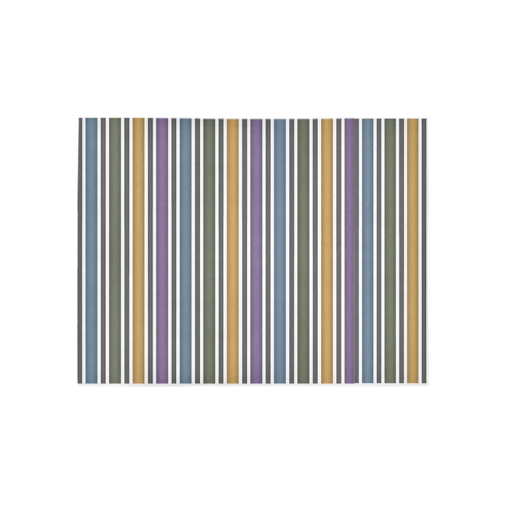 154 Stripe Paper GE Area Rug 5'3''x4'