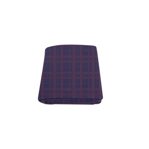 Purple Plaid Hipster Style Blanket 40"x50"