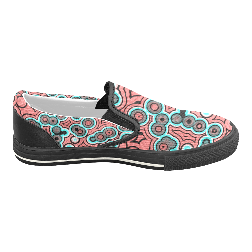 Bubble Fun 17B by FeelGood Men's Slip-on Canvas Shoes (Model 019)