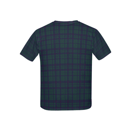 Green Plaid Hipster Style Kids' All Over Print T-shirt (USA Size) (Model T40)