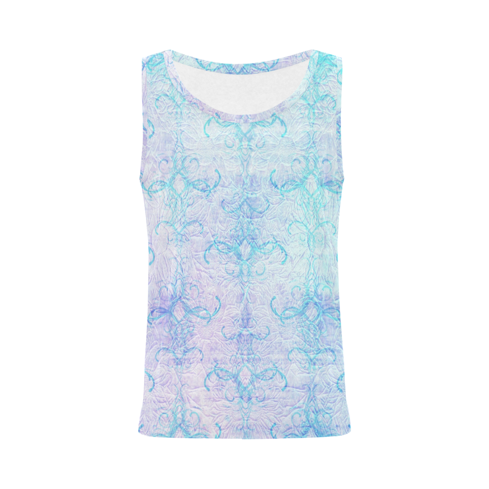 Flowers Sing All Over Print Tank Top for Women (Model T43)