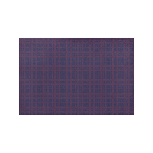 Purple Plaid Hipster Style Placemat 12''x18''