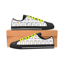 floral geometric seamless oriental Aquila Microfiber Leather Men's Shoes (Model 028)