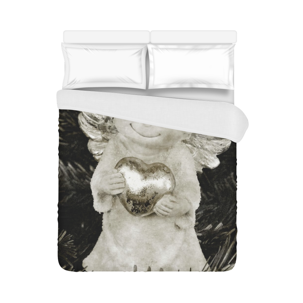 cute vintage Guardian Angel 6 by FeelGood Duvet Cover 86"x70" ( All-over-print)