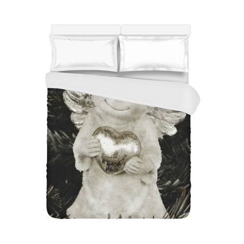 cute vintage Guardian Angel 6 by FeelGood Duvet Cover 86"x70" ( All-over-print)