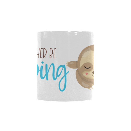 Sleepy Sloth Color Changing Mug Custom Morphing Mug