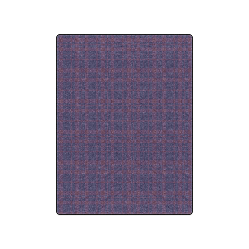 Purple Plaid Hipster Style Blanket 50"x60"