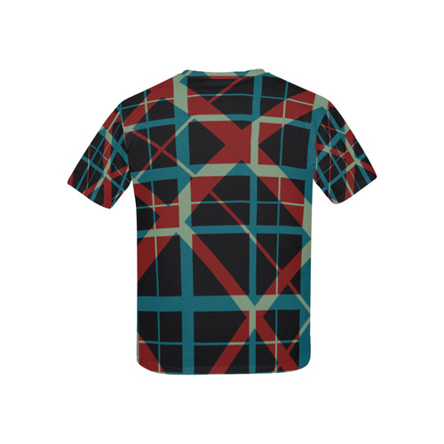 Plaid I Hipster style plaid pattern Kids' All Over Print T-shirt (USA Size) (Model T40)