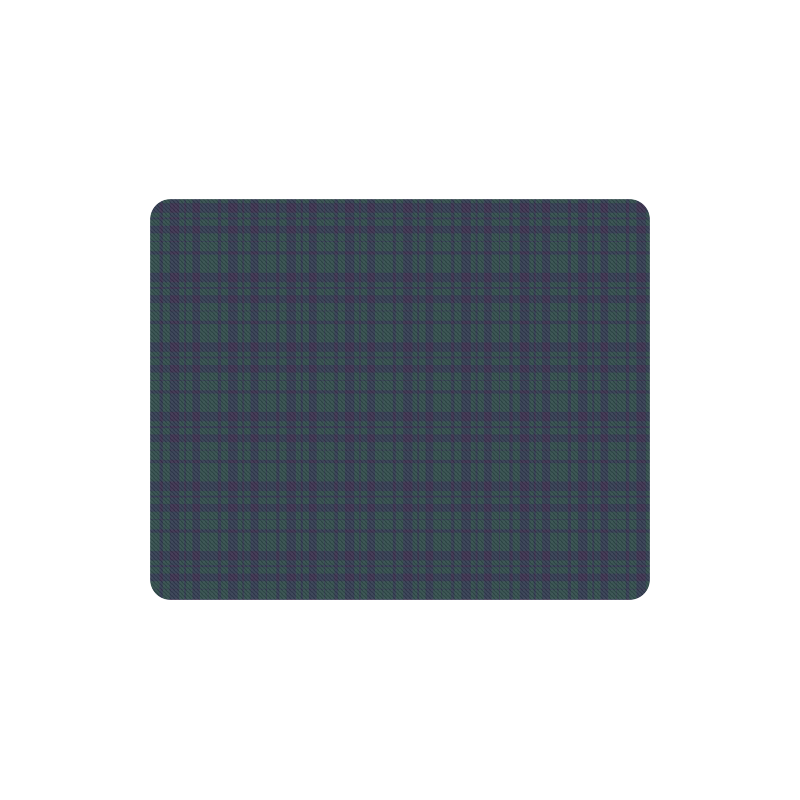 Green Plaid Hipster Style Rectangle Mousepad