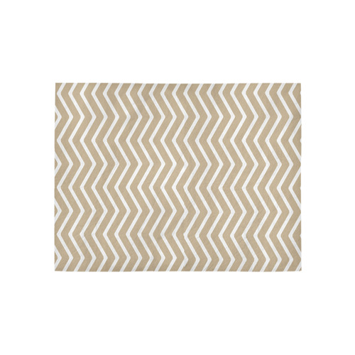 126 Chevron Paper GE Area Rug 5'3''x4'