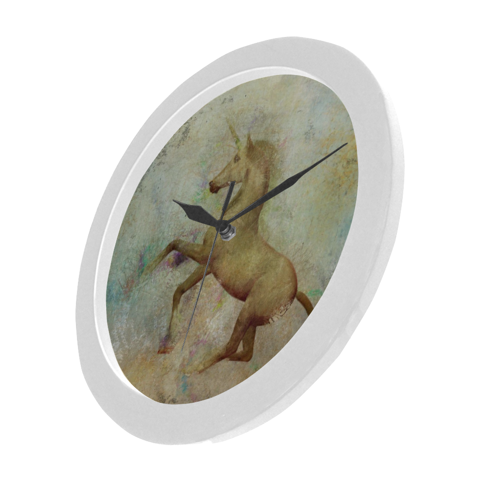 lovely Unicorn by JamColors Circular Plastic Wall clock