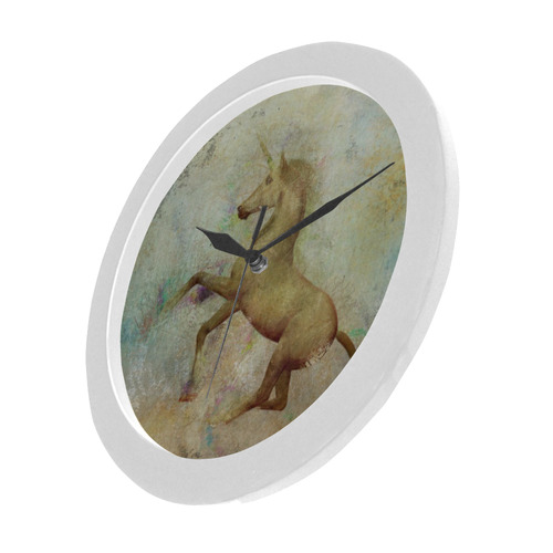 lovely Unicorn by JamColors Circular Plastic Wall clock