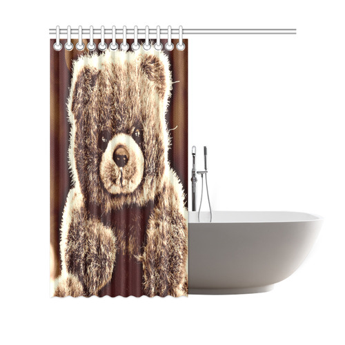 adorable Teddy 1 by FeelGood Shower Curtain 69"x70"