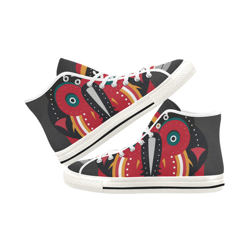 Ethnic African Tribal Art Vancouver H Men's Canvas Shoes/Large (1013-1)