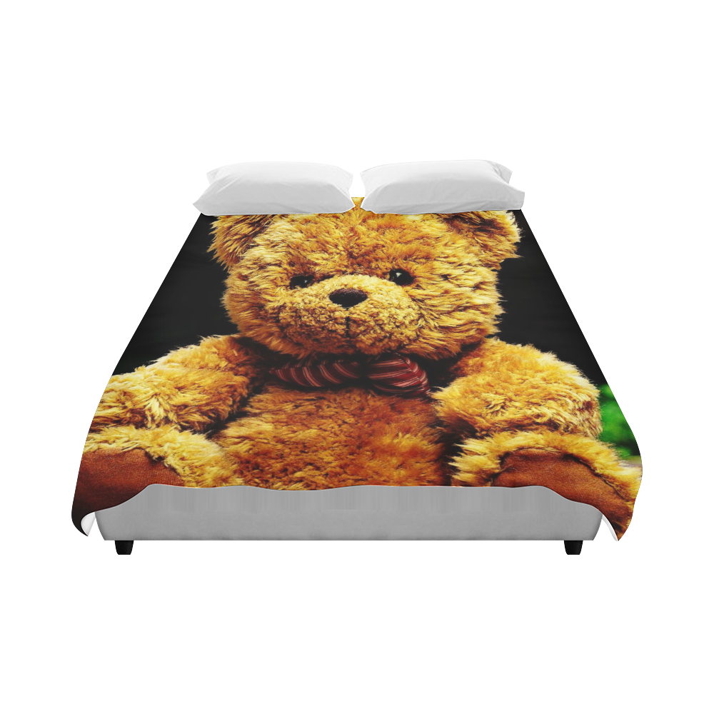 adorable Teddy 2 by FeelGood Duvet Cover 86"x70" ( All-over-print)