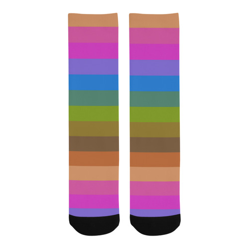 rainbow stripes Trouser Socks