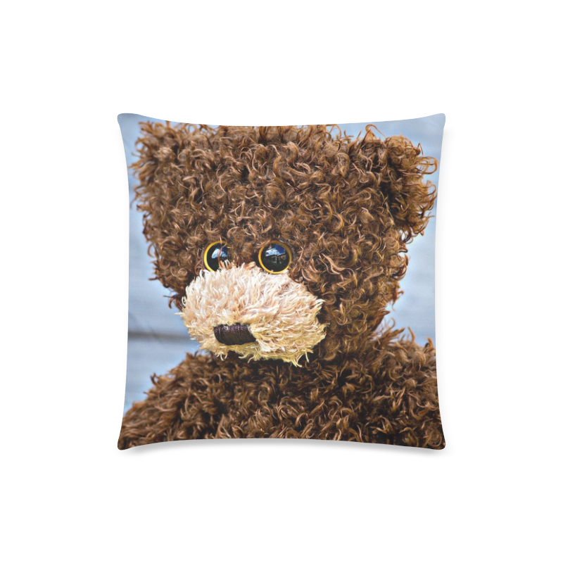 adorable Teddy 3 by FeelGood Custom Zippered Pillow Case 18"x18" (one side)