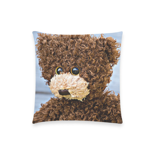 adorable Teddy 3 by FeelGood Custom  Pillow Case 18"x18" (one side) No Zipper