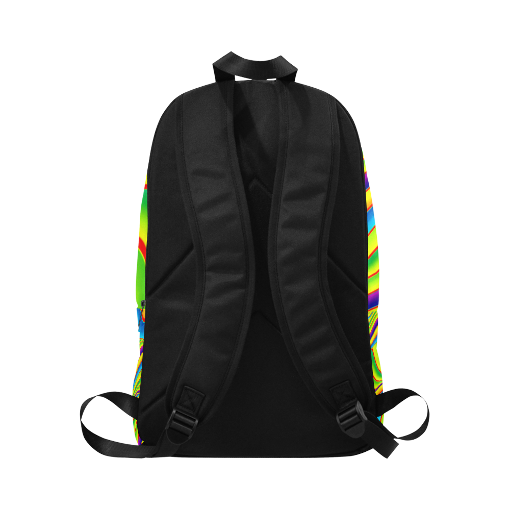 Summer Wave Colors Fabric Backpack for Adult (Model 1659)