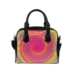 Rainbow Swirls Shoulder Handbag (Model 1634)